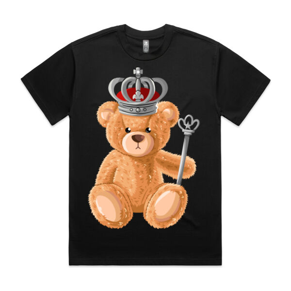 KING THE BEAR TEE (BLACK) Thumbnail
